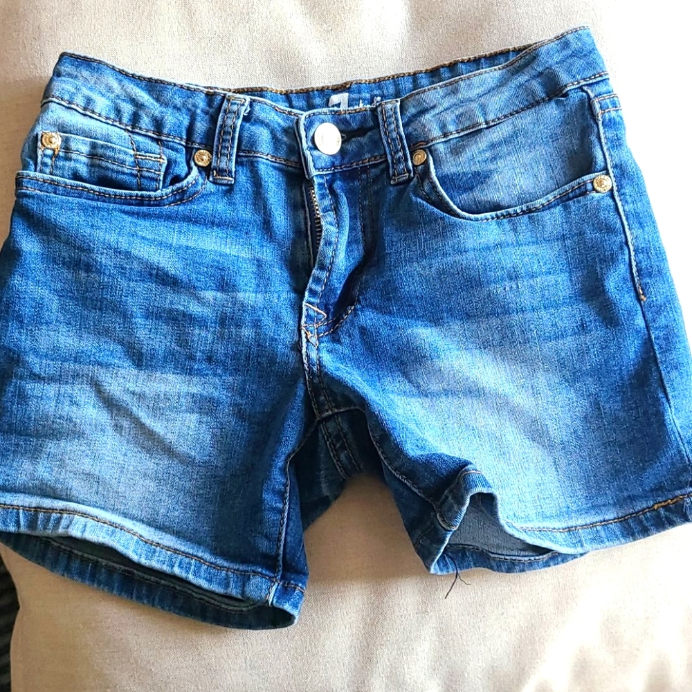 Distressed 7 for all mankind shorts